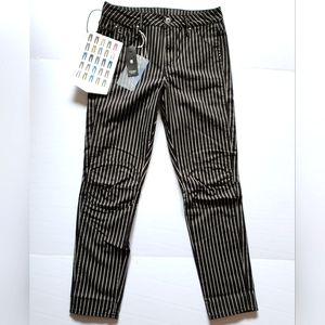 G-Star Elwood X25 Wabash Stripe Print Mid Boyfriend Jeans